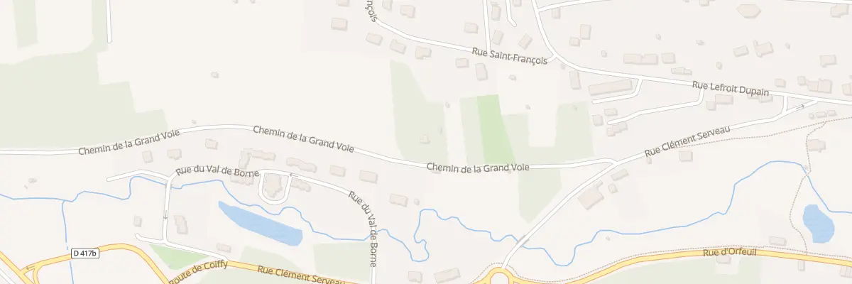 Plan du 9002 Che de la Grand Voie à Bourbonne-les-Bains