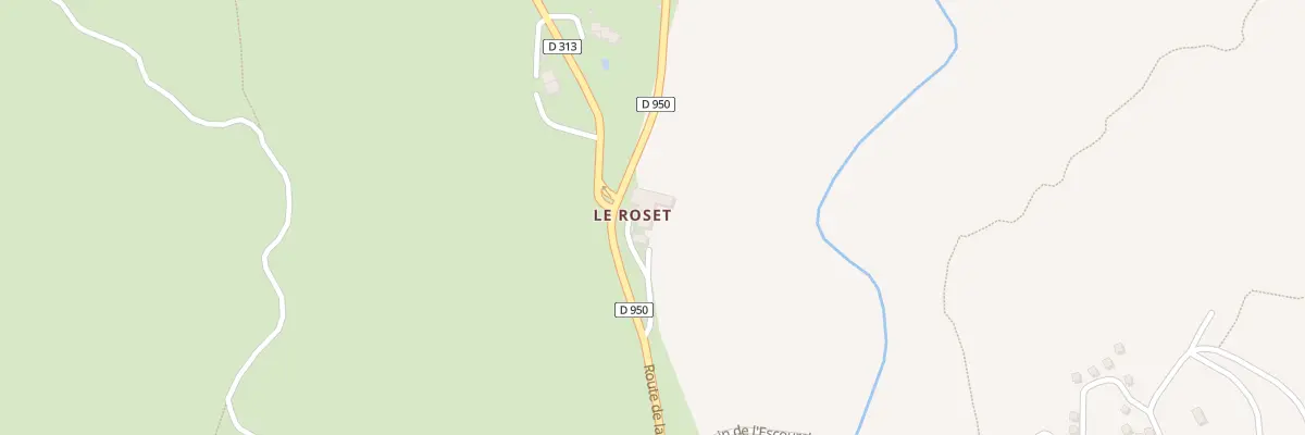 Plan du 5024 Le Roset à Limans