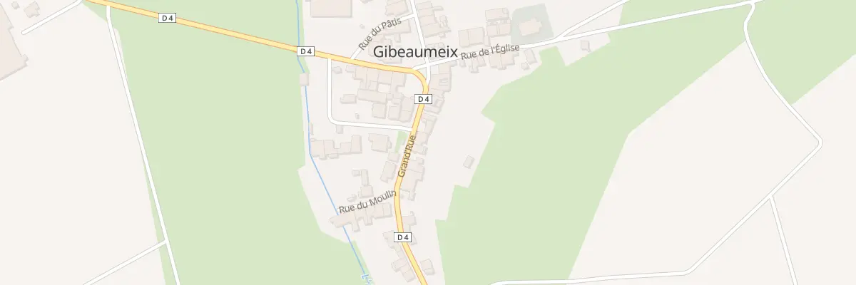 Plan du 14 Gr Grand Rue à Gibeaumeix