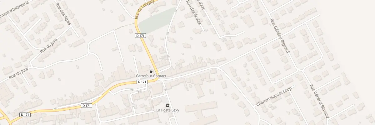 Plan du 9 Rue de l’Abbe d’Ollieres à Lexy