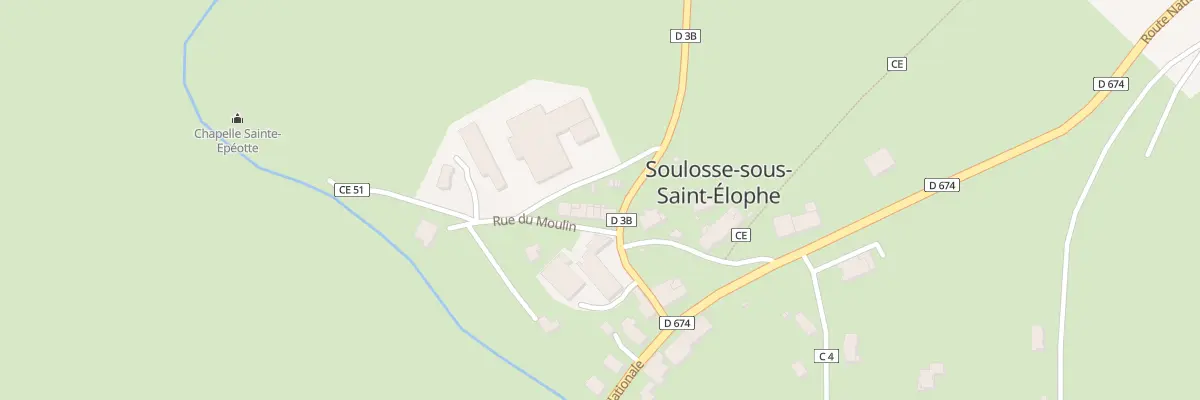 Plan du 4 Rue du Moulin à Soulosse-sous-Saint-Élophe