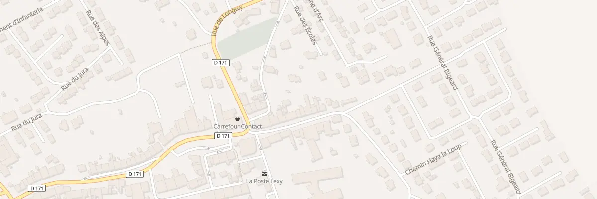 Plan du 11 Rue de l’Abbe d’Ollieres à Lexy