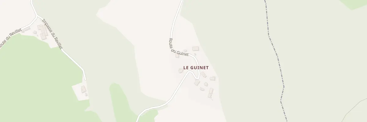 Plan du 1148 Rte du Guinet à Verel-de-Montbel