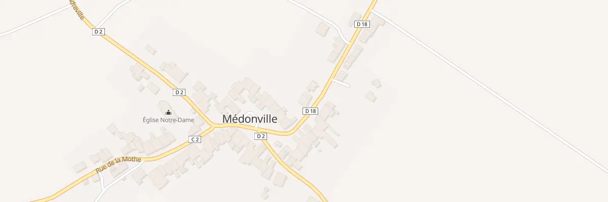 Plan du 1 Rue du Pont à Médonville