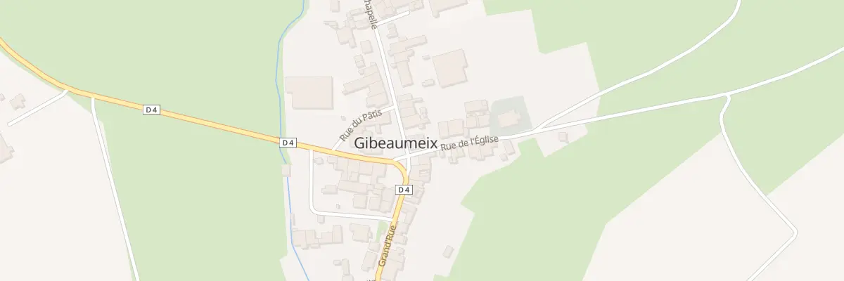 Plan du 1 Rue de l’Eglise à Gibeaumeix