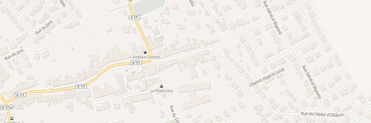 Plan du 12 Rue de l’Abbe d’Ollieres à Lexy