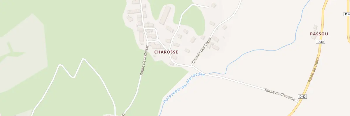 Plan du 5035 Charosse à Traize