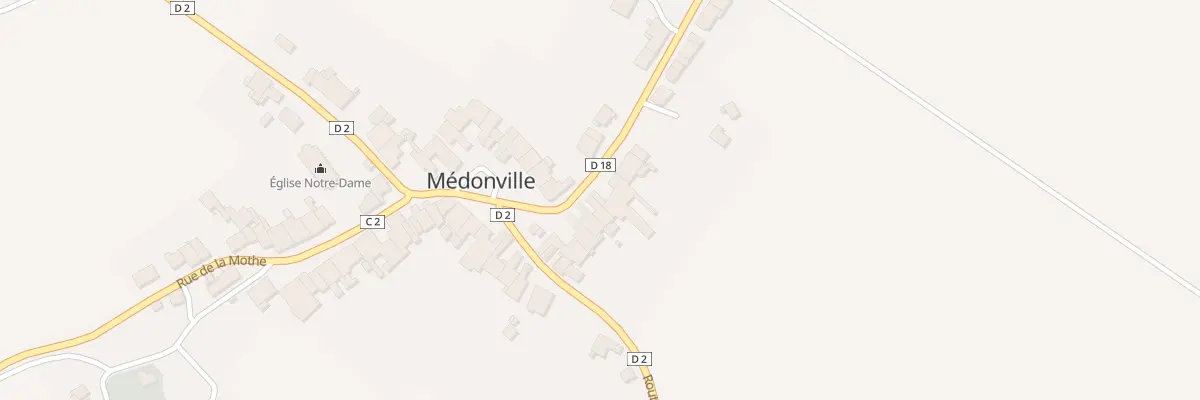 Plan du 8 Rue du Pont à Médonville