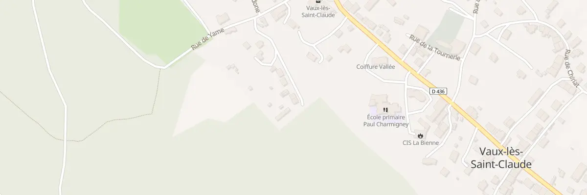 Plan du 256 Rue de Trey la Fontaine à Vaux-lès-Saint-Claude