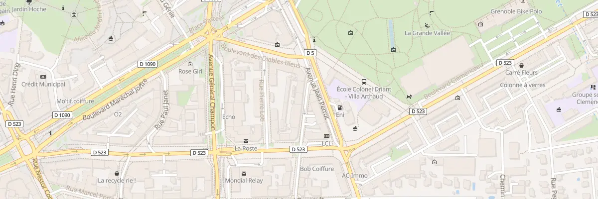 Plan du 4 Rue Gal Durand à Grenoble