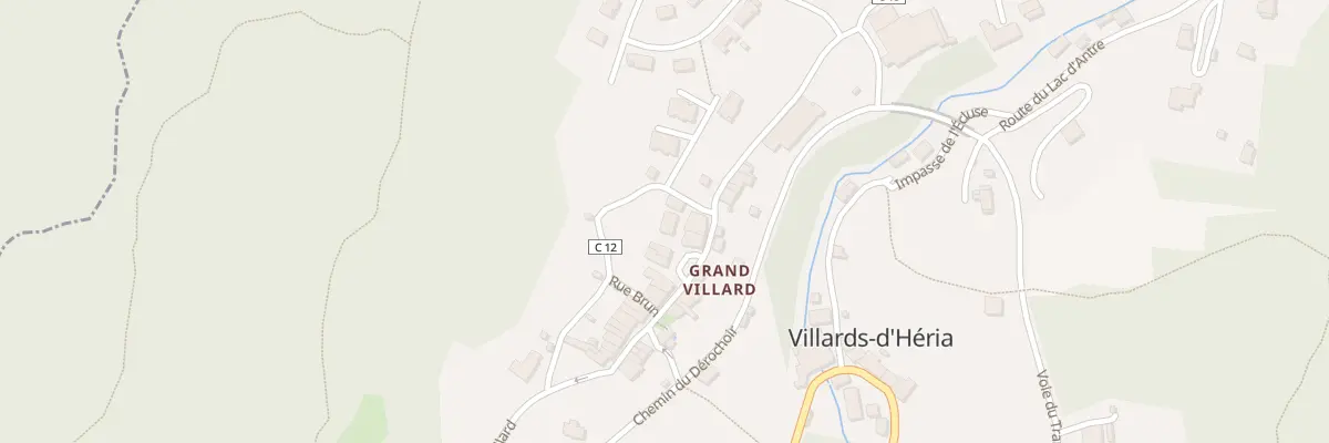 Plan du 7 Pl du Souvenir Francais à Villards-d’Héria