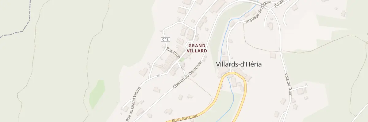 Plan du 4 Rue du Grand Villard à Villards-d’Héria
