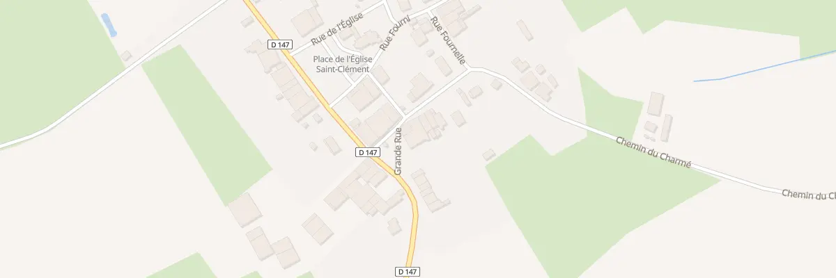 Plan du 2 Gr Grande Rue en Woevre à Broussey-Raulecourt