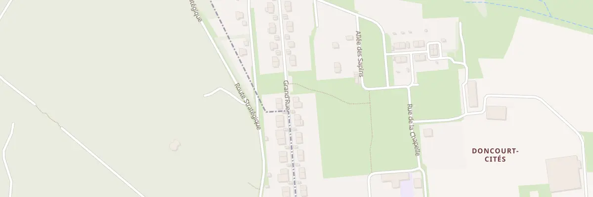 Plan du 36 Gr Grand Rue à Baslieux