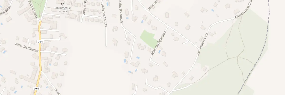 Plan du 5 All des Bouvreuils à Champagnier