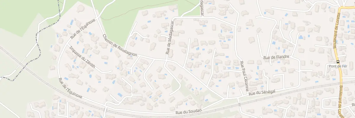 Plan du 158 Rue de Madagascar à Bandol