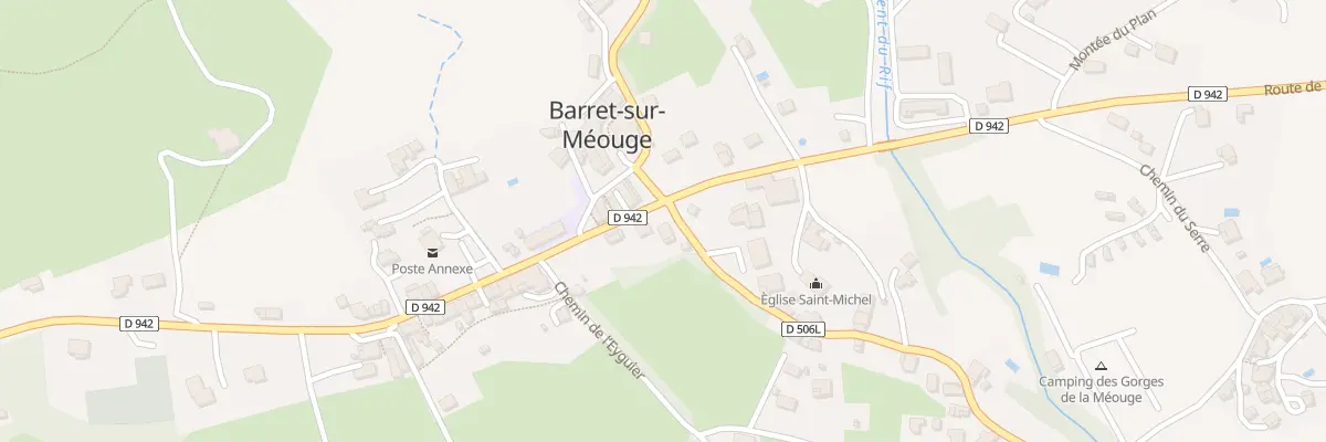 Plan du 2 Rue du Serre des Coucourdes à Barret-sur-Méouge