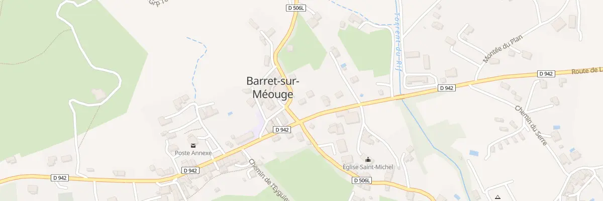 Plan du 5035 Le Village à Barret-sur-Méouge