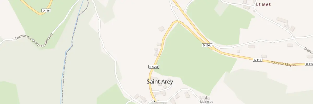 Plan du 290 Rte de la Mairie à Saint-Arey
