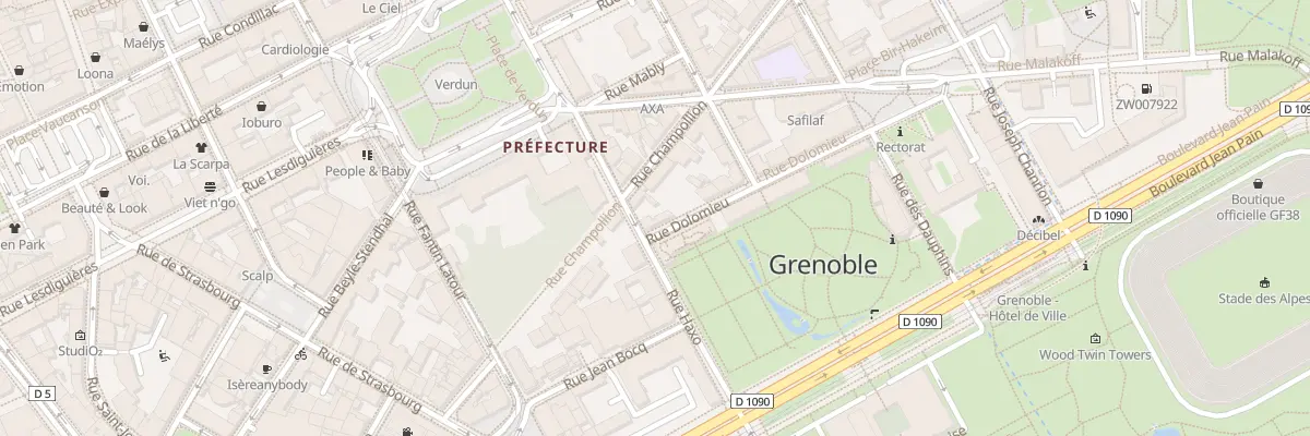 Plan du 11 Rue Haxo à Grenoble