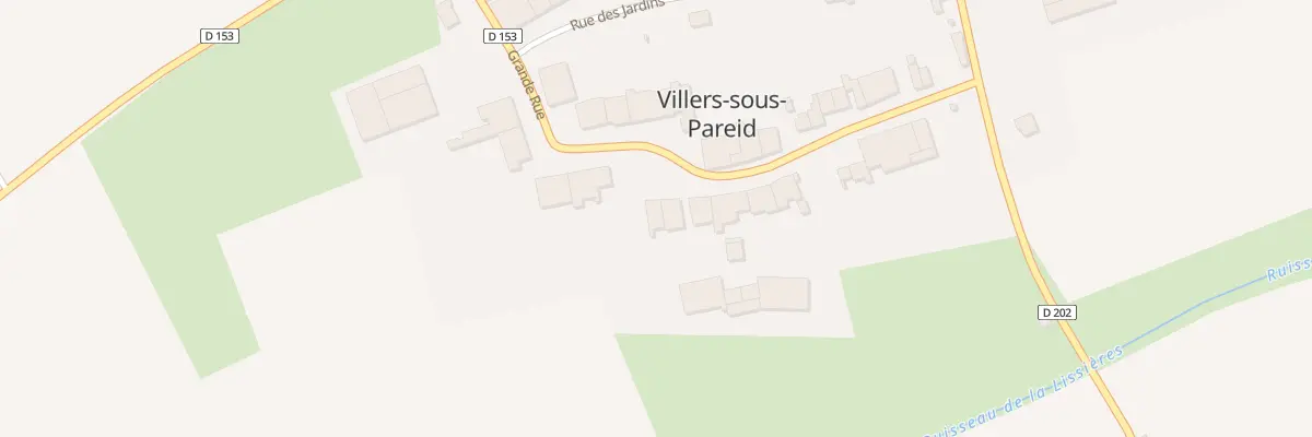 Plan du 13 Gr Grande Rue à Villers-sous-Pareid