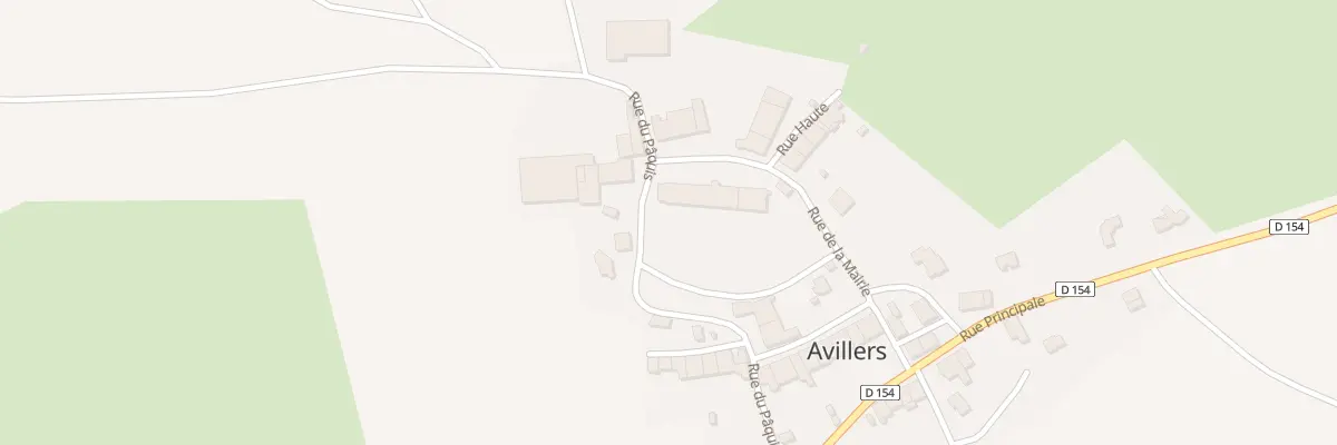 Plan du 7 Rue de la Mairie à Avillers
