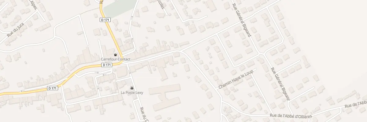 Plan du 18 Rue de l’Abbe d’Ollieres à Lexy