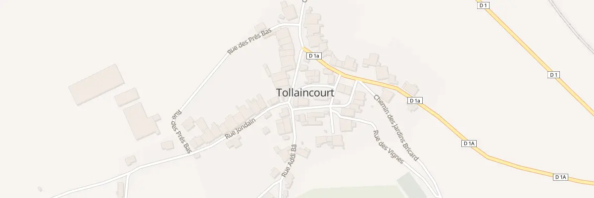 Plan du 4 Rue de l’Église à Tollaincourt