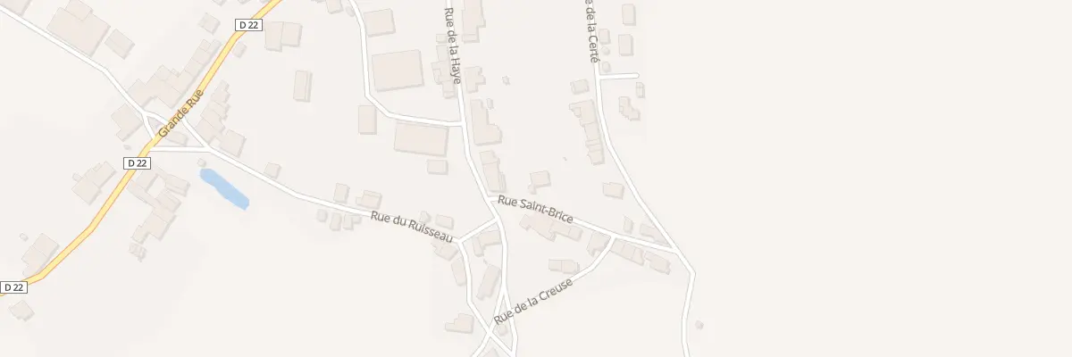Plan du 1 Rue Saint-brice à Sauville