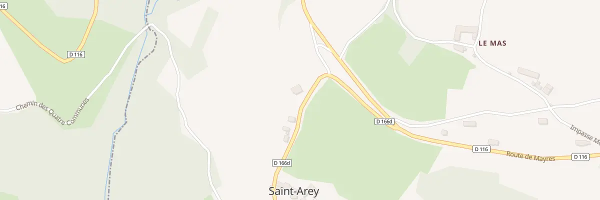 Plan du 200 Rte de la Mairie à Saint-Arey