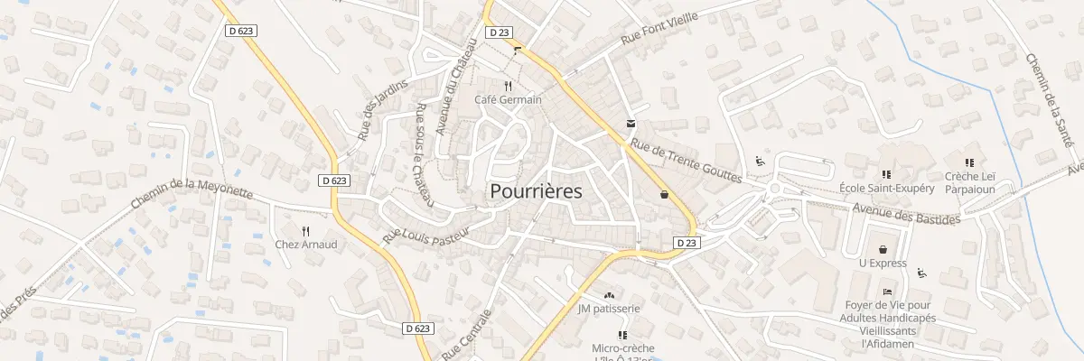 Plan du 3 Rue Centrale à Pourrières
