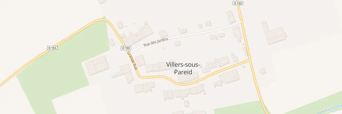 Plan du 14 Gr Grande Rue à Villers-sous-Pareid