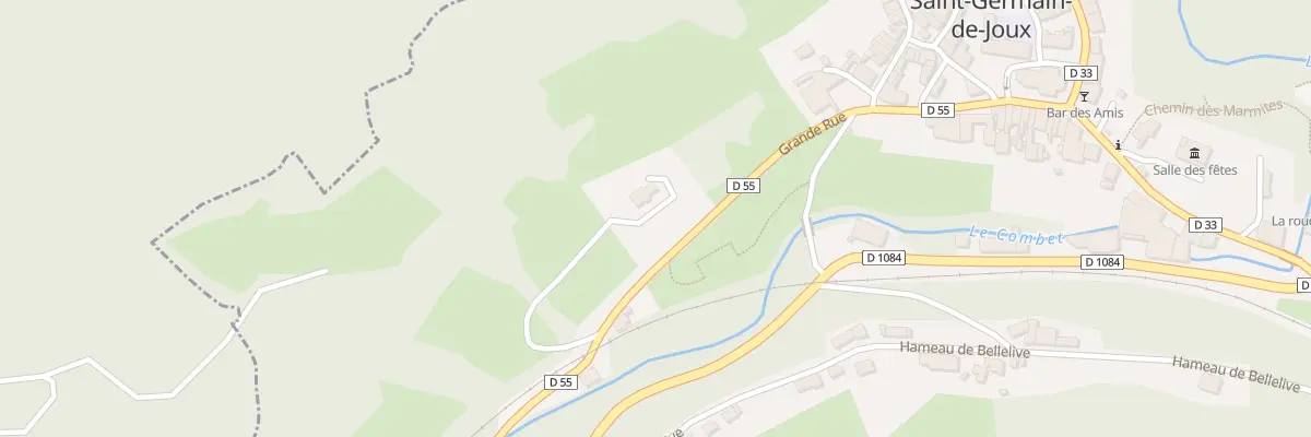 Plan du 537 Rte du Combet à Saint-Germain-de-Joux
