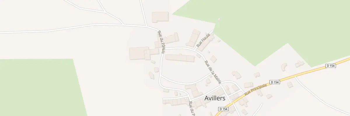 Plan du 3B Rue de la Mairie à Avillers