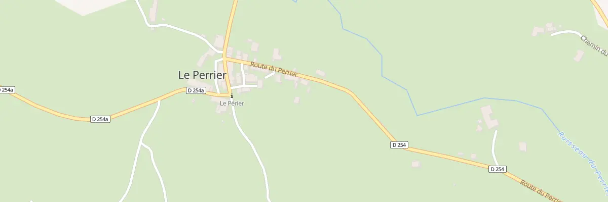 Plan du 152 Rte du Perrier à Saint-Baudille-et-Pipet