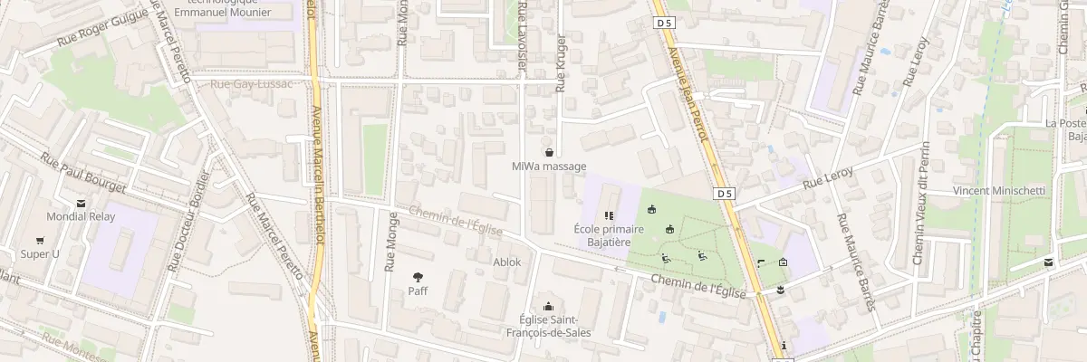 Plan du 23 Rue Lavoisier à Grenoble