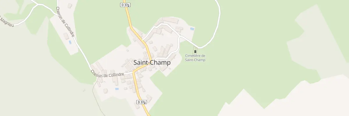 Plan du 5049 Saint Champ à Magnieu