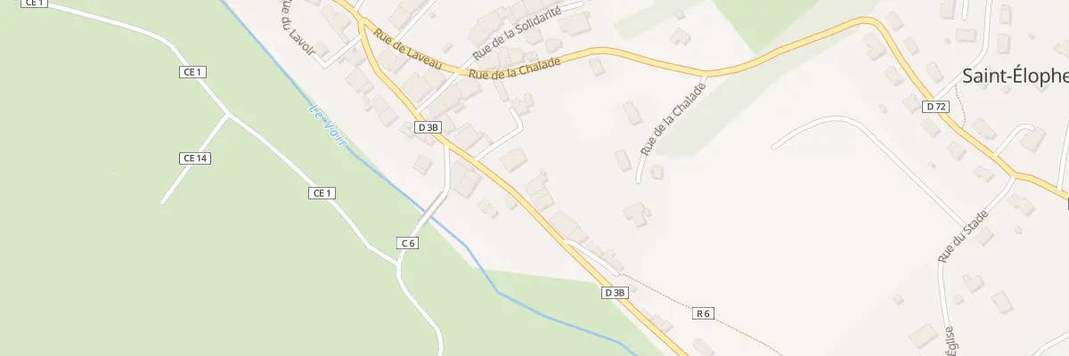 Plan du 14 Rue Grande Rue à Soulosse-sous-Saint-Élophe