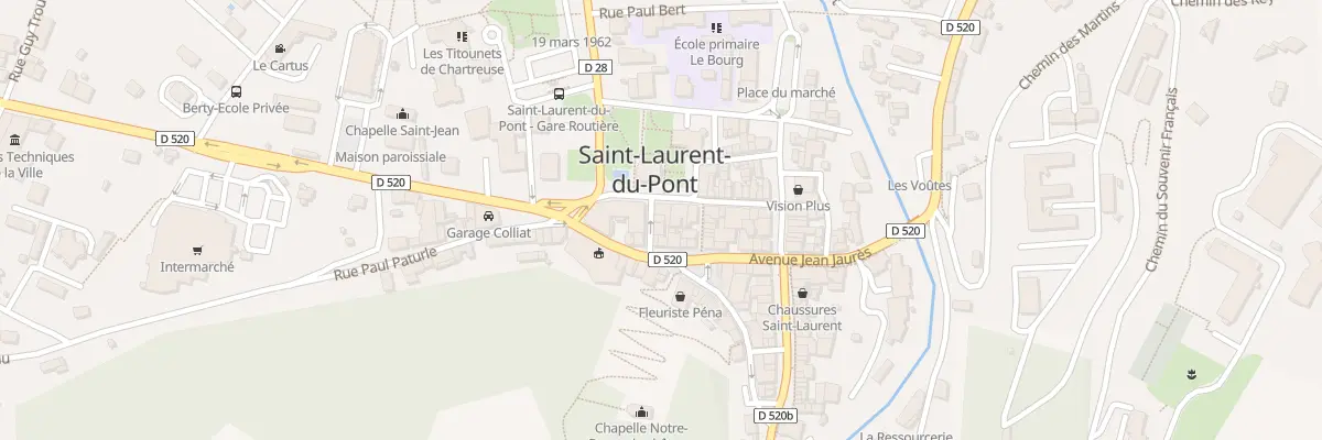 Plan du 6 Rue de la Paix à Saint-Laurent-du-Pont