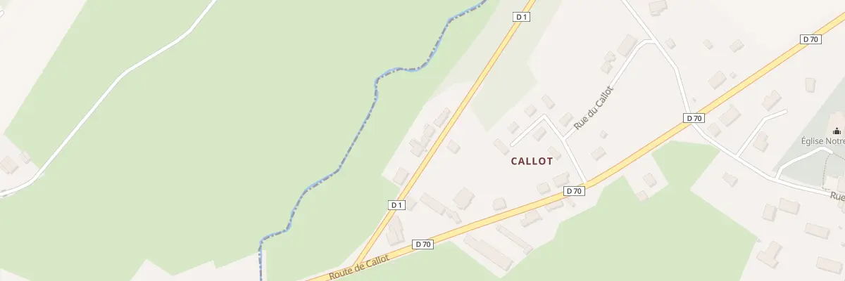 Plan du 5 Rue sous Callot à Membrey