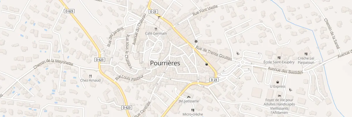 Plan du 5369 Rue Frederic Mistral à Pourrières