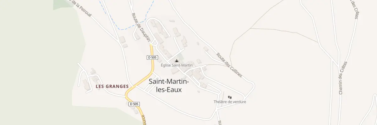 Plan du 20 Castelas à Saint-Martin-les-Eaux