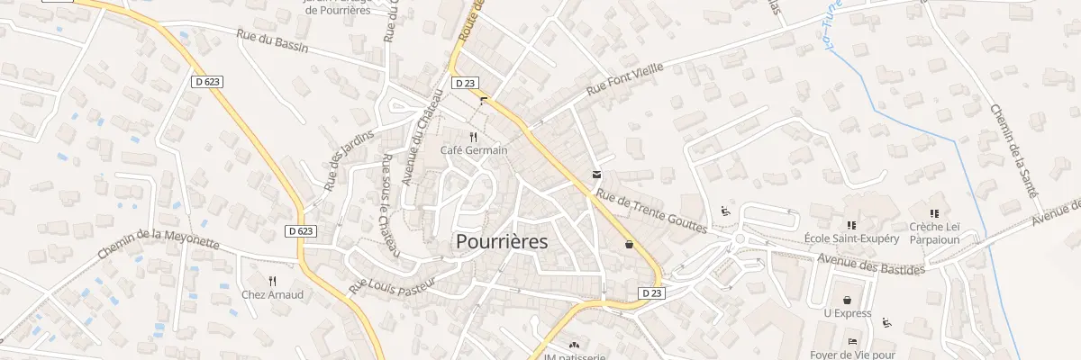 Plan du 5411 Rue du Commerce à Pourrières