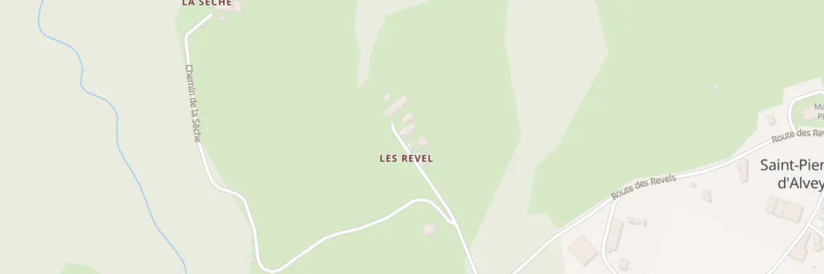 Plan du 688 Rte des Revels à Saint-Pierre-d’Alvey