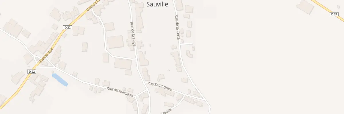 Plan du 2 Rue de la Certe à Sauville