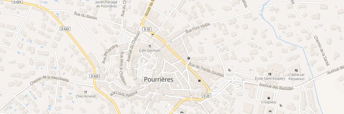 Plan du 10 Grand Rue à Pourrières