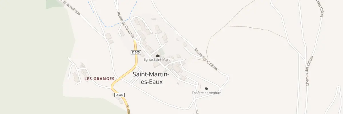 Plan du 7013 Castelas à Saint-Martin-les-Eaux