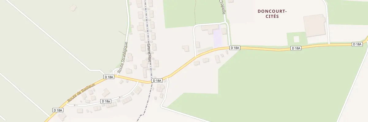 Plan du 12 Rte de Baslieux à Baslieux
