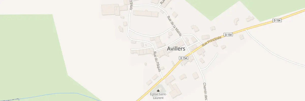Plan du 1 Imp du Breuil à Avillers