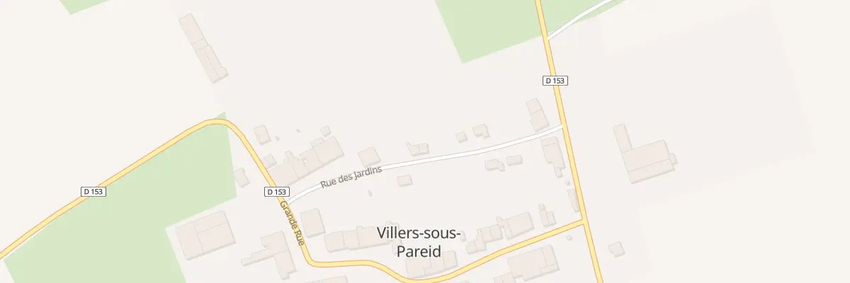 Plan du 13 Rue des Jardins à Villers-sous-Pareid
